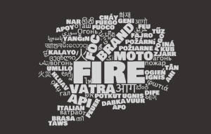 Fire in multiple languages